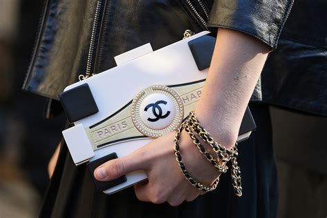 chanel robot handbag|Chanel minaudiere perfume bag.